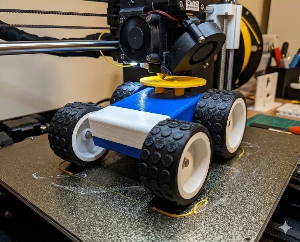 Teardown car print